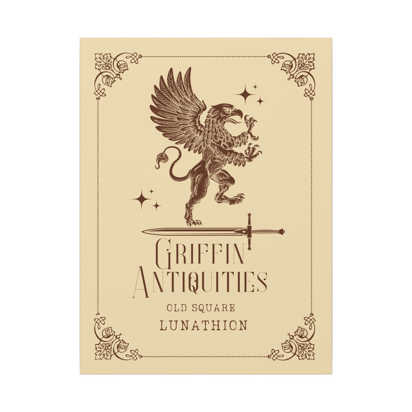 Griffin Antiquities, Canvas Gallery Wrap