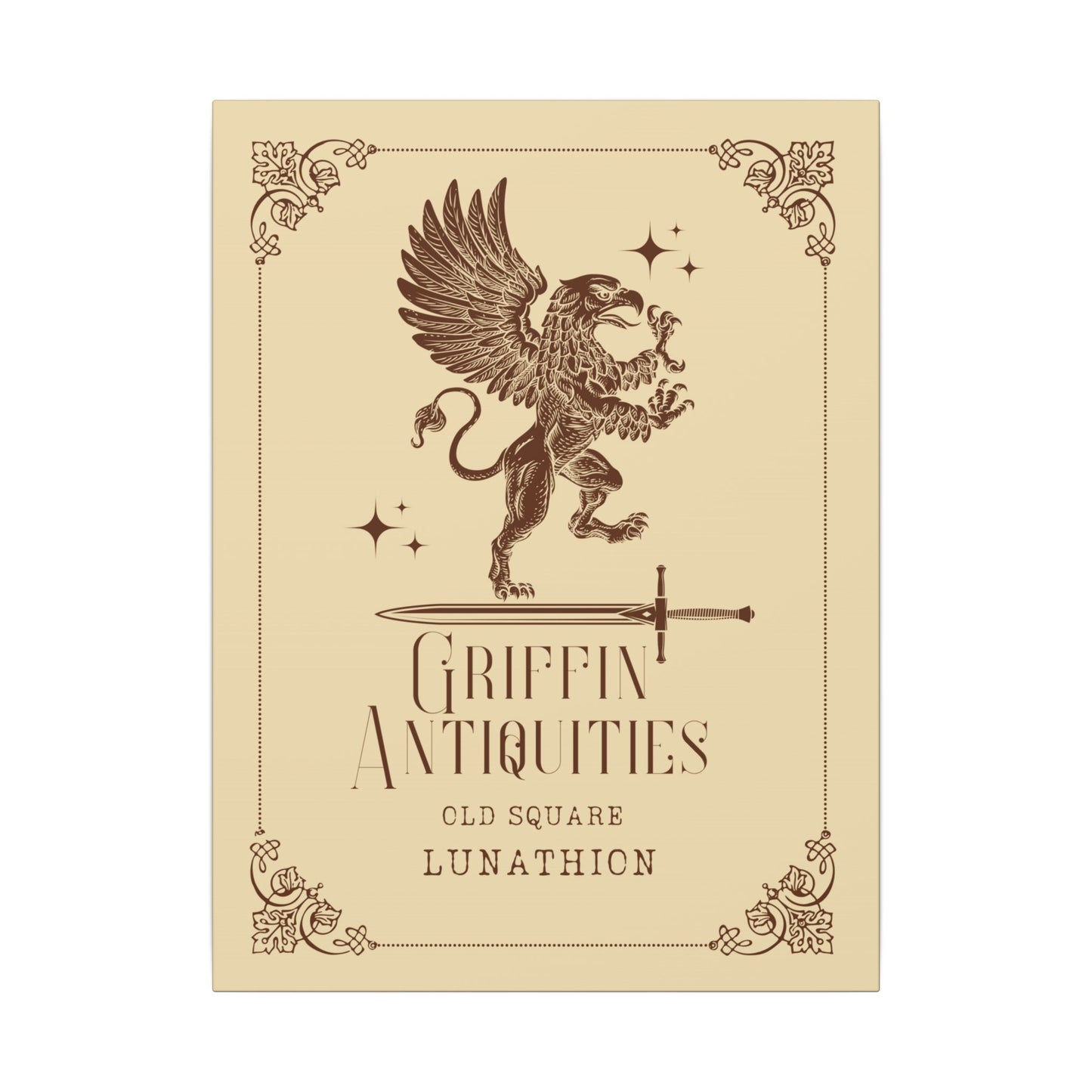 Griffin Antiquities, Canvas Gallery Wrap