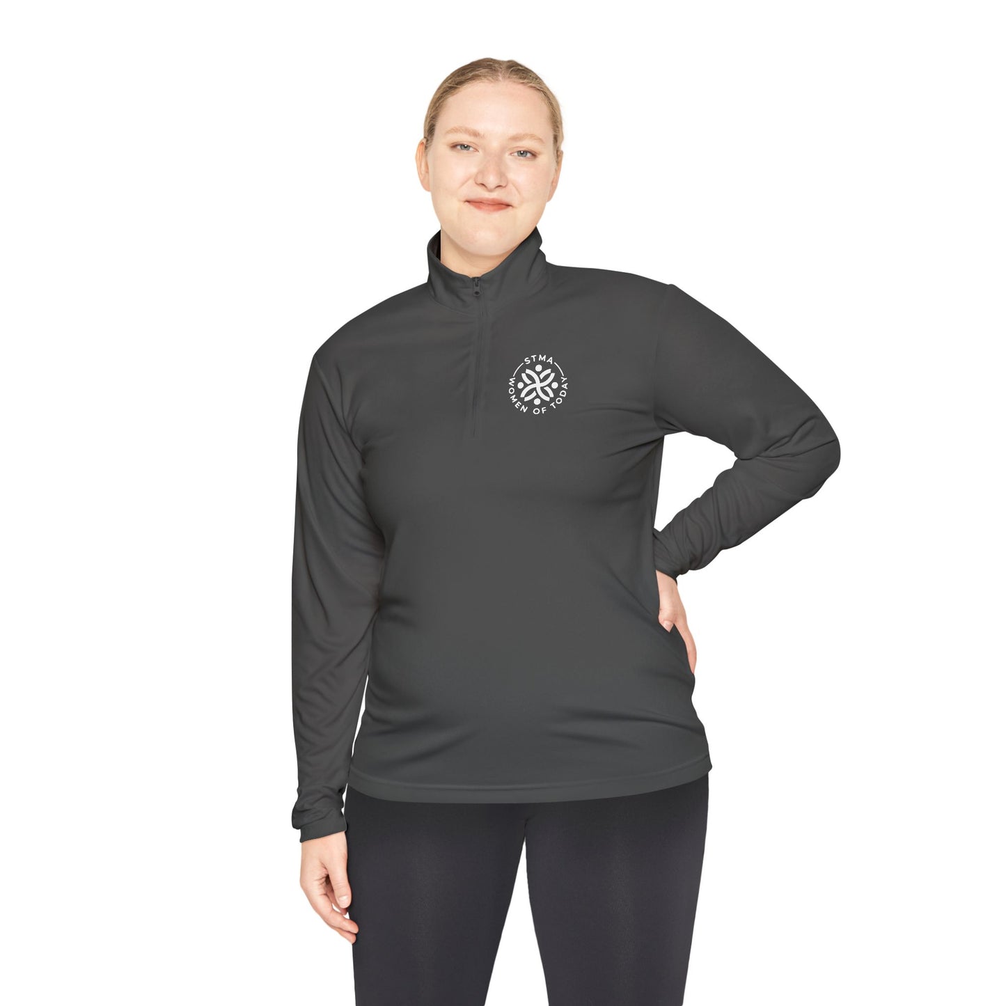 Women of Today Quarter-Zip Pullover (Dark Colors) Print