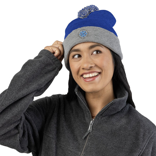 STMA Winter Hat Pom-Pom Knit Cap (Embroidery)