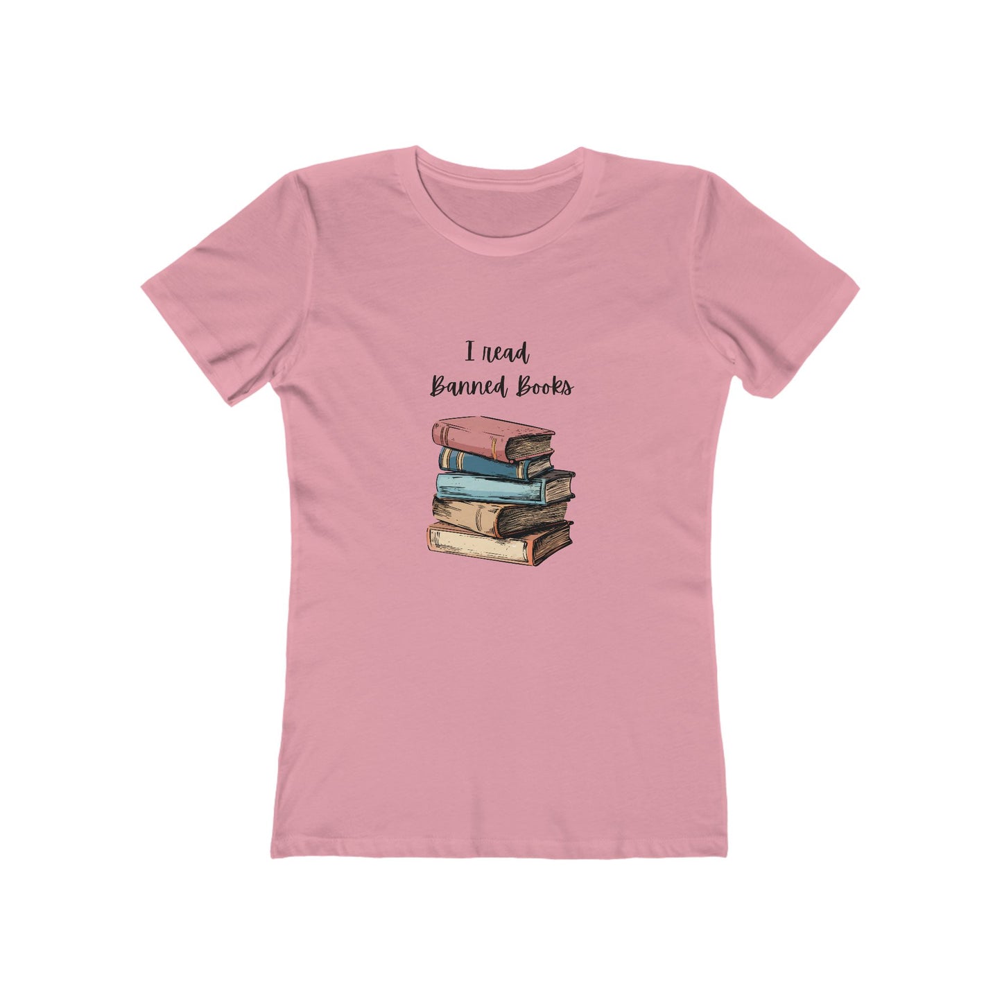 "I Read Banned Books" Women's Slim Fit Tee (More Colors)