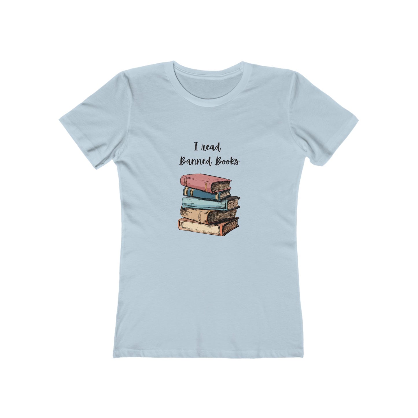 "I Read Banned Books" Women's Slim Fit Tee (More Colors)