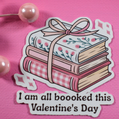 Valentine’s Day Bookish Sticker Set (7 Designs) | Singles or Bundle Deal
